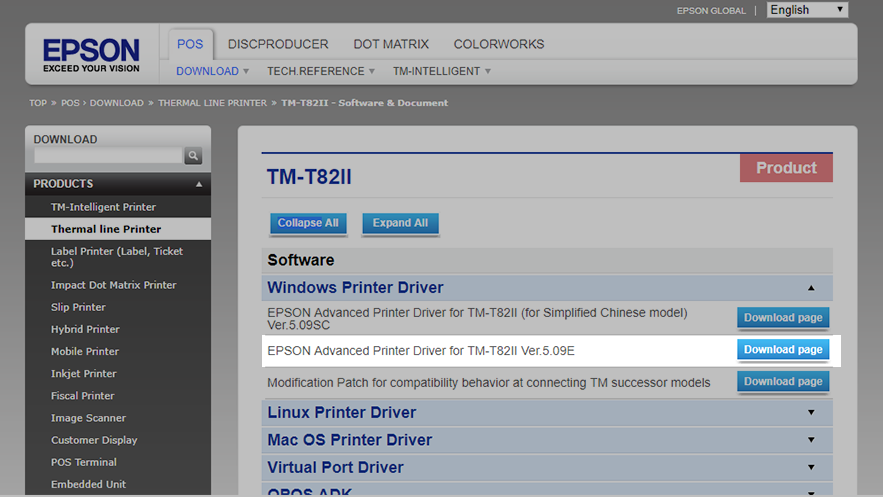 Setting Up Your Epson Tm T82ii Usb Lightspeed Retail X Series 4174